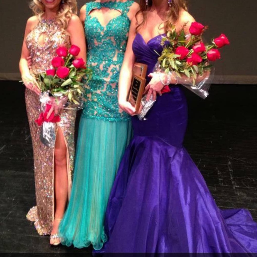Mac Duggal purple gown